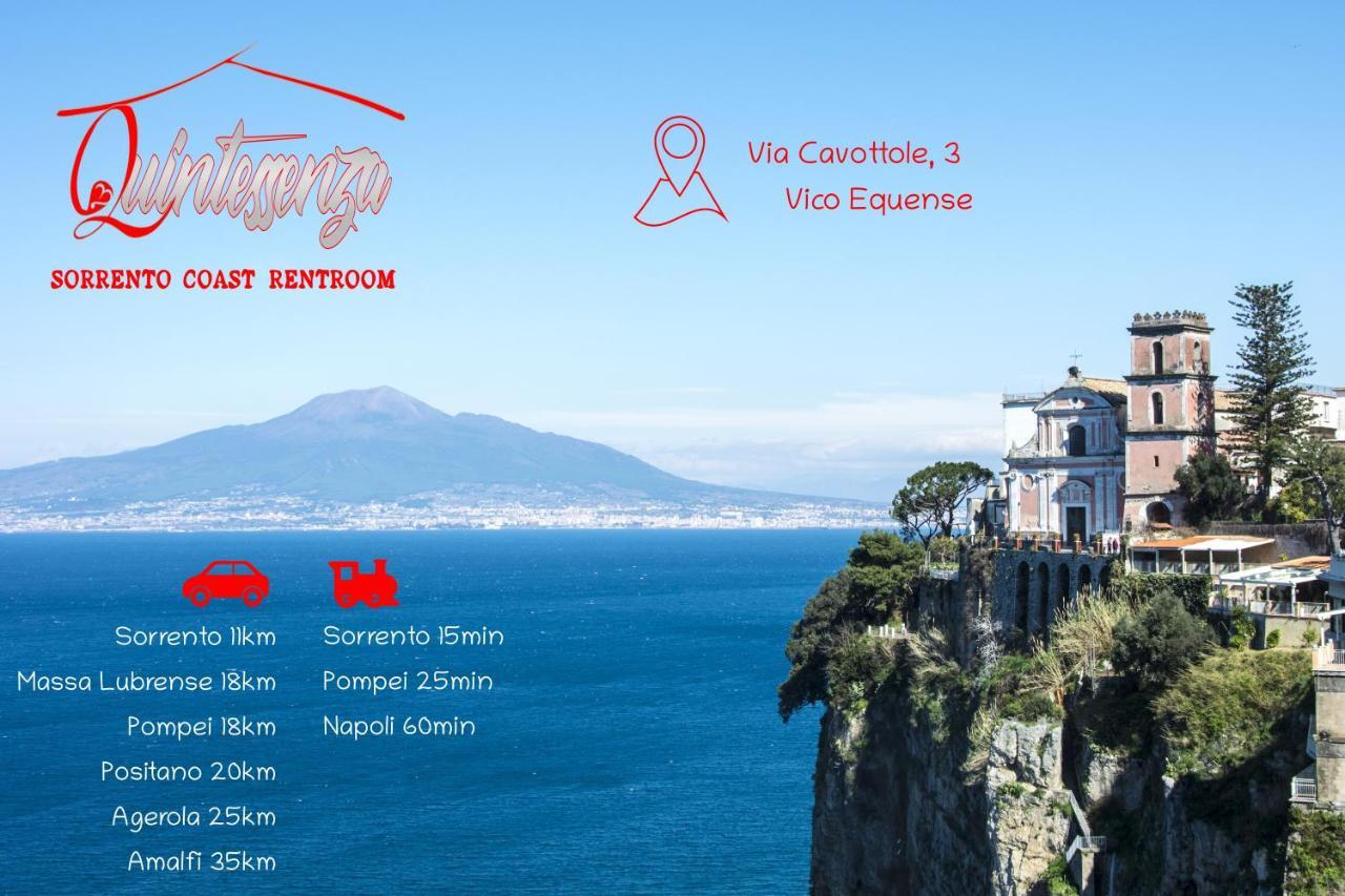 Quintessenza - Sorrento Coast Rentroom Vico Equense Eksteriør billede
